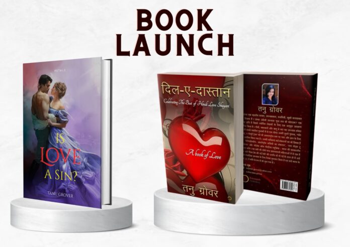 Renowned author and happiness mentor, Tanu Grover, launches two emotional books, 