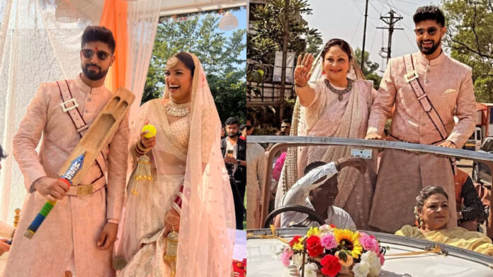 Tanuj Virwani Ties the Knot with Tanya Jacob, Shares Heartfelt Moments in Peach-themed Wedding