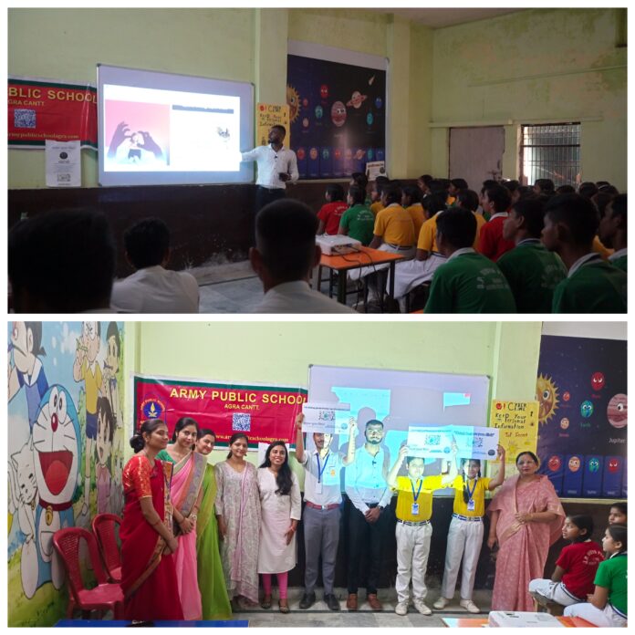 Deepak Yadav teaches NCC Cadets and Army Personnel about Cybersecurity Awareness in Agra, Uttar Pradesh