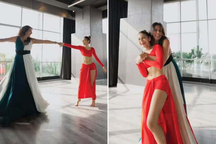 Alaya F and Pooja Bedi's Heartwarming Dance to 'Pehla Nasha' Goes Viral on Valentine's Day