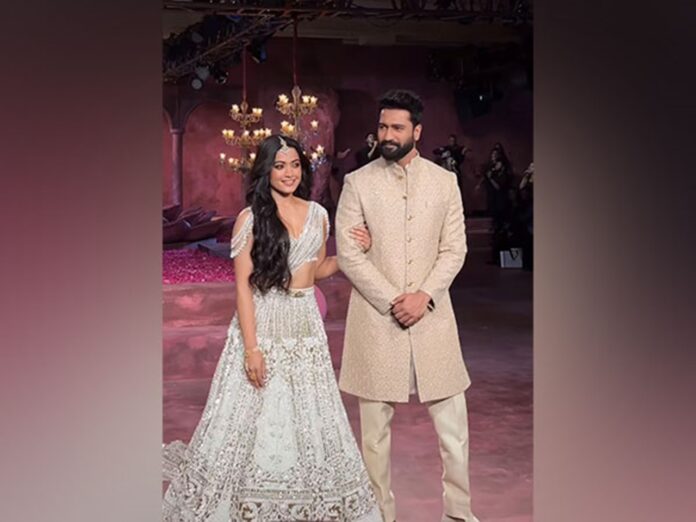 Rashmika Mandanna and Vicky Kaushal Shine as Muses for Falguni Shane Peacock at India Couture Week 2024