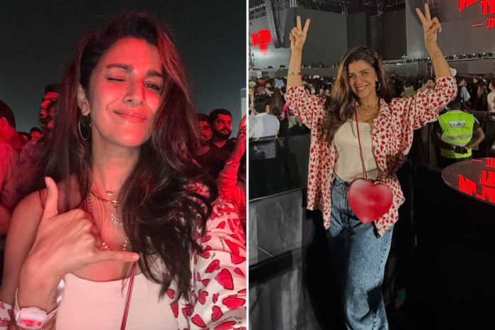 Nimrat Kaur Grooves to Diljit Dosanjh’s Hits at Pune Concert: 