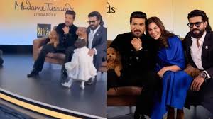 Ram Charan’s Daughter Klin Kaara Mistakes Wax Statue for Her Father, Fans Adore Her Adorable Moment