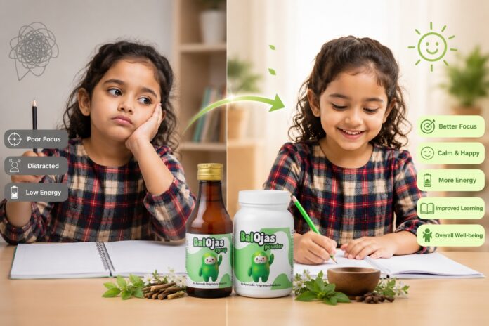 Balojas: Ayurvedic Support for Calm Focus, Brain Nourishment & Daily Child Wellness