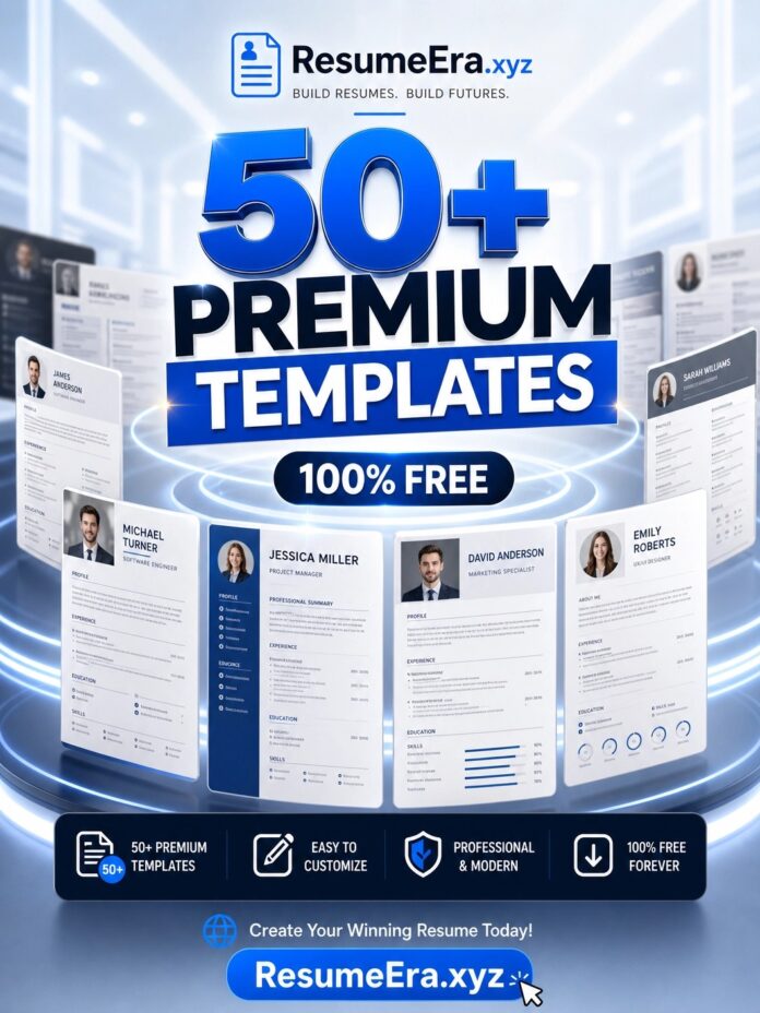 Free Resume Builder (Resumeera.xyz): ResumeEra.xyz vs Canva vs Enhancv vs Resume.io